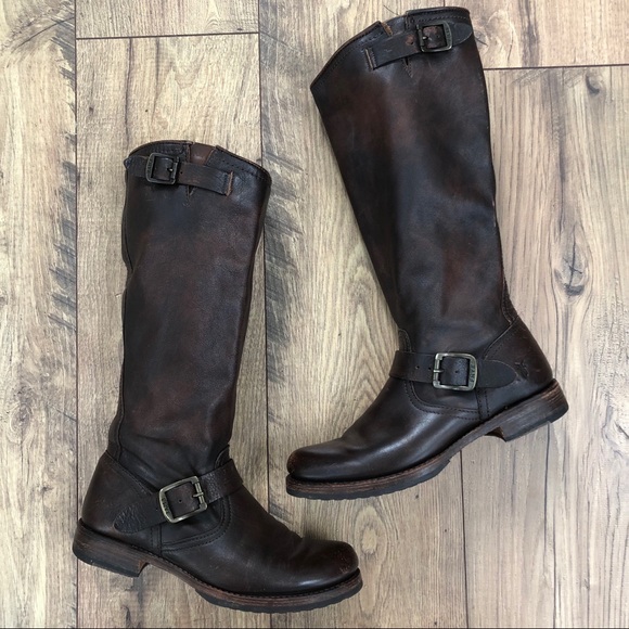 Frye Shoes - Frye Veronica Slouch Tall Leather Riding Boots